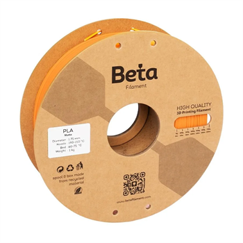 Beta PLA Filament Matte Orange 1.75mm 1 Kg 340 m 