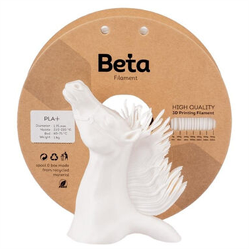 Beta PLA Filament Matte White 1.75mm 1 Kg 340 m 