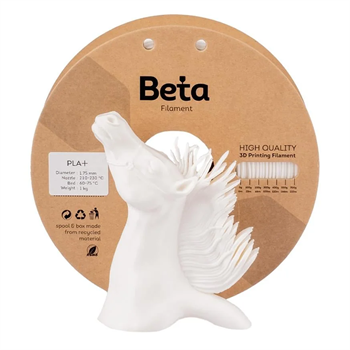 Beta PLA+ Filament White 1.75mm 3 Kg