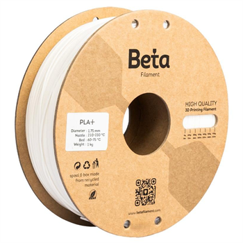 Beta PLA Plus Filament White 1.75mm