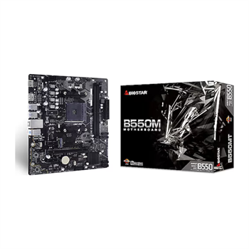 Biostar B550MT AMD AM4 DDR4 4400Mhz HDMI DP M2 mATXPCIe 4.0,type C header Anakart