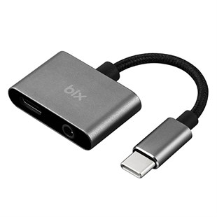 Daytona BIX ADP-07 Type-Cden 3.5mm Kulaklık ve PD Şarj Çeviri Adaptörü