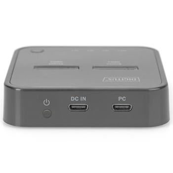 DIGITUS NVMe Cloning Station USB3.1 Gen2 Type-C NVMe M.2 DA-71545-1