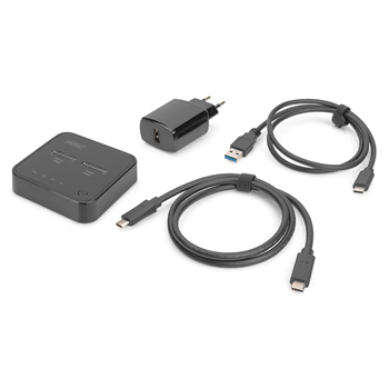 DIGITUS NVMe Cloning Station USB3.1 Gen2 Type-C NVMe M.2 DA-71545-1