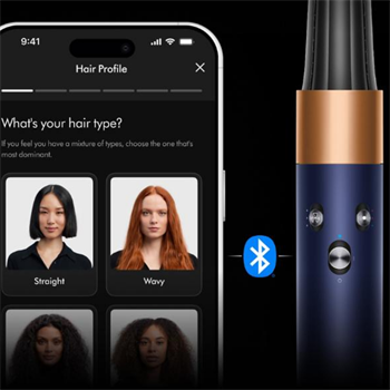 Dyson Airwrap iD Çok Amaçlı Şekillendirici ve Kurutucu HS08 PBRC Düz+Dalgalı (Prusya Mavisi/Parlak Bakır)