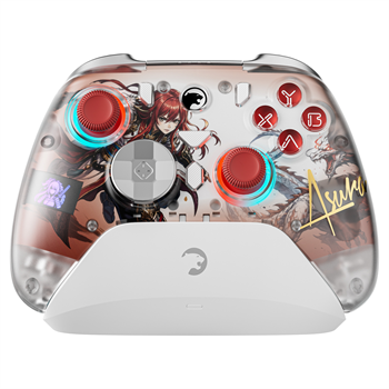 GamePower Asura Kablosuz Beyaz RGB TMR Gamepad (2.4G, Bluetooth, Kablolu) (PC Uyumlu)