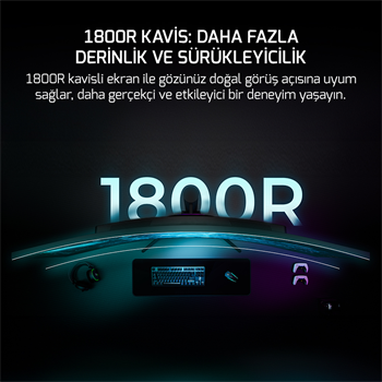 GamePower Kora DQ49 49¨ 120Hz Dual QHD RGB Fast VA Curved Gaming Monitör