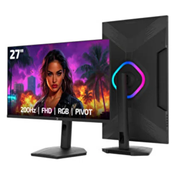 GamePower Lunis L50 27¨ 240Hz 0.5Ms VA FHD RGB Pivot Gaming Monitör
