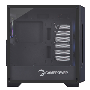GamePower Savagis 650W 80+ Bronze ATX 4 x ARGB Fan Temperli Cam Hub Siyah Gaming Kasa