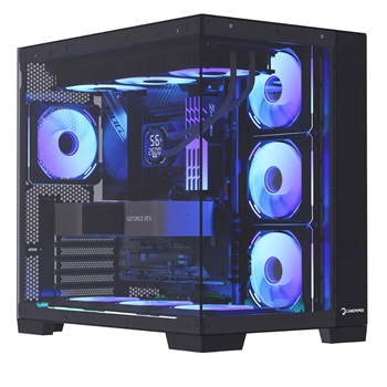 GamePower Warcry Pulse 4x12Cm ARGB Fan Temperli Cam ATX 750W 80+ Bronze Gaming Kasa