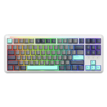 GamePower Zoom RGB Kablolu Mekanik Beyaz Gaming Klavye