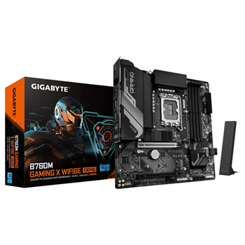 Gigabyte B760M H Wifi 6E Gen5 Intel Soket 1700 DDR5 7600MHz(OC) Micro-ATX Gaming (Oyuncu) Anakart