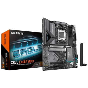 Gigabyte X870 EAGLE WIFI7 Soket AM5 DDR5 8200(OC) MHz ATX Gaming (Oyuncu) Anakart