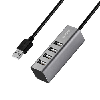 HOCO HB1 80cm Kablolu 4 Portlu USB Çoğaltıcı HUB Adaptör