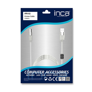 INCA IPR-02 3MT USB 2.0 Yazıcı Kablosu 