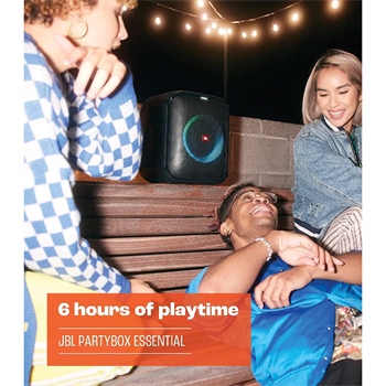 JBL Partybox Encore 100W Sound, Built-in Dynamic Light Show, and Splash Proof Design, Black