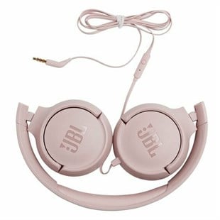 JBL T500 Pembe Mikrofonlu Kablolu Kulaküstü
