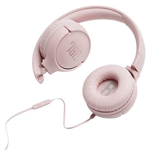 JBL T500 Pembe Mikrofonlu Kablolu Kulaküstü