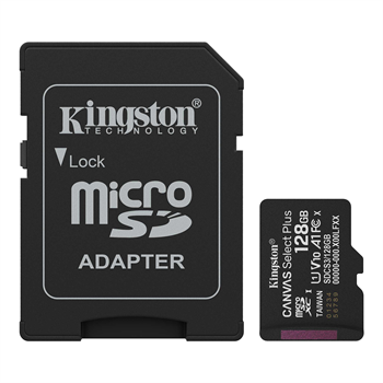 Kingston Canvas Select Plus 128GB Class 10 SDCS3/128GB 150MB/s MicroSD Hafıza Kartı