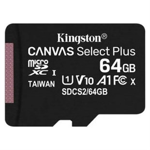 Kingston SDCS2/64GB 64GB MicroSDXC Canvas Select Plus Hafıza Kartı
