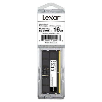 Lexar 16GB Ddr5 4800Mbps CL40 1.1V 262 Pin LD5DS016G-B4800GSST Notebook Ram