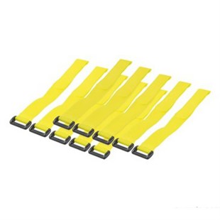 Logilink KAB0015 10lu Sarı Cırt Cırt Kablo Bağı