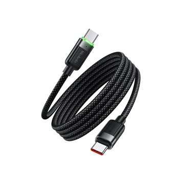 McDodo USB-C to USB-C 60W Magnetic Self-Winding 1.2m CA-2000 Black Data Cable