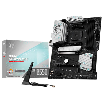 MSI B550 GAMING WIFI AMD B550 Soket AM4 DDR4 4866(OC)Mhz ATX Gaming (Oyuncu) Anakart