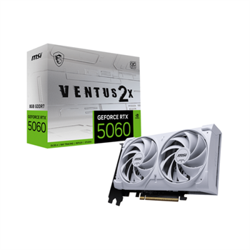 MSI GeForce RTX 5060 8G Ventus 2X OC White GDDR7 128Bit DX12 Gaming (Oyuncu) Ekran Kartı