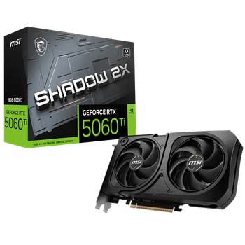 MSI GeForce RTX 5060TI 8G Shadow 2X OC PLUS GDDR7 128Bit DX12 Gaming (Oyuncu) Ekran Kartı
