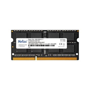 Netac Basic NTB 8GB 1600MHz DDR3L NTBSD3N16SP-08