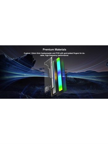 Netac Shadow II RGB 32GB (16GB x 2) 5600MHz DDR5 NTS2D5P56DP-32K Pc (Ram) Bellek