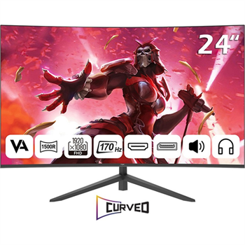 NPC 23.6 inch MD240K-V181 Curved 170Hz 1ms Gaming Monitör