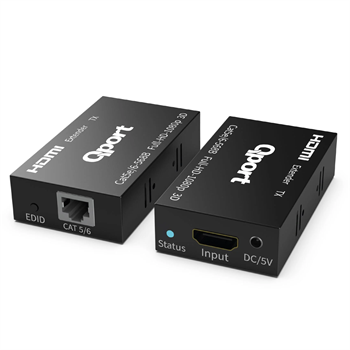 Qport Q-HEX3 60m HDMI Extender Cat6 2'li Paket