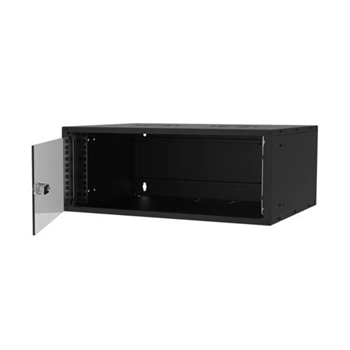 S-link SL-U4 Yeni Nesil 4U (W 530mm D 400mm) Siyah Soho Rack Kabin
