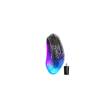 SteelSeries Aerox 3 WL Gen 2 Shadow SSM62717 26.000 DPI 6 Tuş RGB Optik Kablosuz Gaming (Oyuncu) Mouse