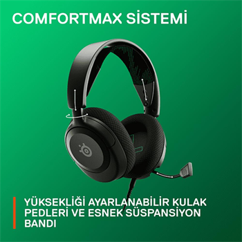 SteelSeries Arctis Nova 1 Hi-Fi Kablolu Siyah Oyuncu Kulaklığı SSH61606