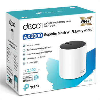 TP-Link Deco X55-3P AX3000 Mbps Wi-Fi 6 Mesh Sistemi 3 Lü Set Router