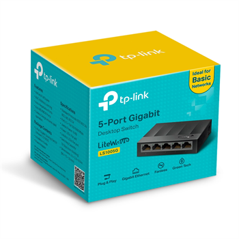 TP-Link LS1005G  5-Port 10/100/1000Mbps Masaüstü Switch