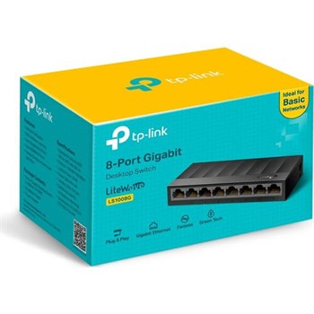 TP-Link LS1008G  8-Port 10/100/1000Mbps Masaüstü Switch