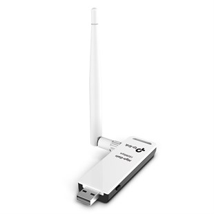 TP-LINK TL-WN722N 150 Mbps N Kablosuz Yüksek Kazanımlı 4dBi Değiştirilebilir Antenli WPS USB Adaptör