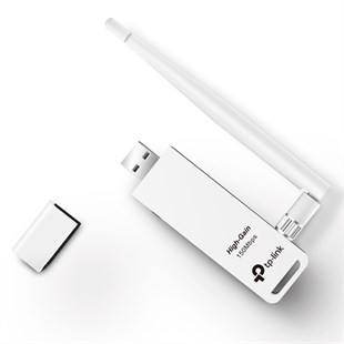 TP-LINK TL-WN722N 150 Mbps N Kablosuz Yüksek Kazanımlı 4dBi Değiştirilebilir Antenli WPS USB Adaptör