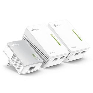 TP-LINK TL-WPA4220 TKIT 300Mbps AV600 Powerline Wi-Fi Menzil Genişletici 3lü Ağ Kiti