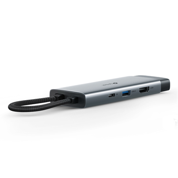 TP-Link UH7021C | Usb-C 7’si 1 Arada Hub | 4K@60Hz Hdmı, 100W Pd, 3× USB 3.0, Sd & Microsd Uhs-I (200 Mb/s), Tak-Çalıştır, Alüminyum