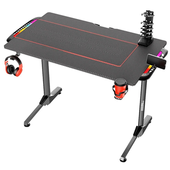 Twisted Minds T Desing Karbon Fiber E-Spor RGB Oyuncu Masası