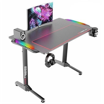 Twisted Minds T Desing Karbon Fiber E-Spor RGB Oyuncu Masası