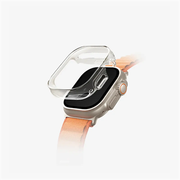 UNIQ 49mm Apple Watch Kılıfı Garde Şeffaf Koruyucu Clear UNIQ-49MM-GARCLR