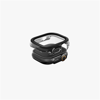 UNIQ 49mm Apple Watch Şık Ekran Koruyucu Voute Jet Black UNIQ-49MM-VOUJBLK