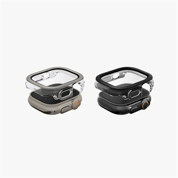 UNIQ 49mm Apple Watch Şık Ekran Koruyucu Voute Jet Black UNIQ-49MM-VOUJBLK
