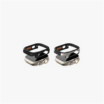 UNIQ 49mm Apple Watch Ultra Valencia Alüminyum Ekran Koruyucu Midnight Black UNIQ-49MM-VALBLK
